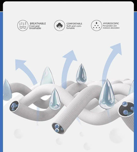 Summer men's ice silk quick drying casual pants slim fit Korean version ice silk pants sports pants straight tube quick drying p - MANDOTOS