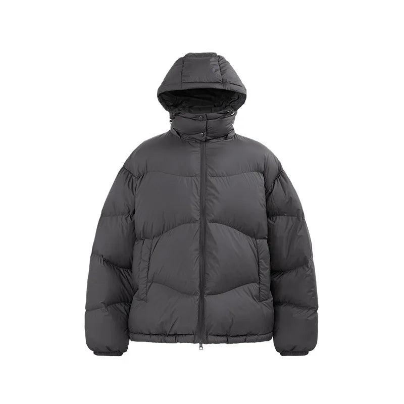 Thin And Portable Puff Down Jacket Solid Color Hooded - MANDOTOS