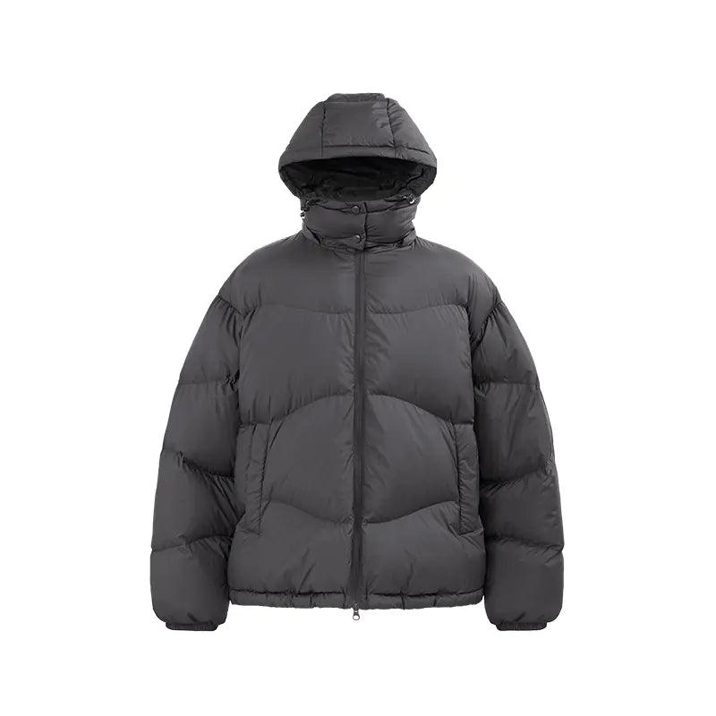Thin And Portable Puff Down Jacket Solid Color Hooded - MANDOTOS