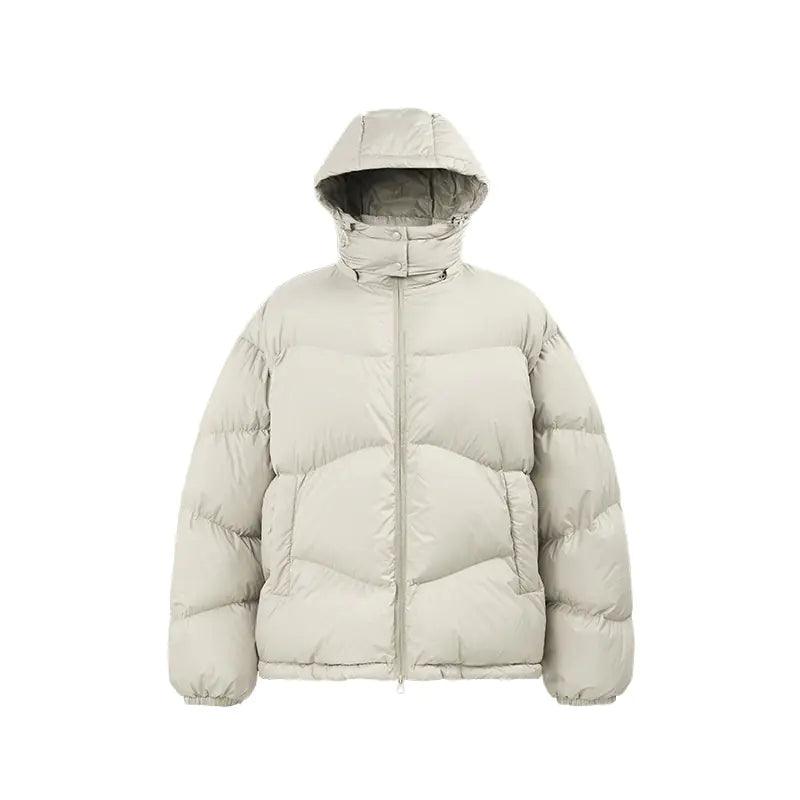 Thin And Portable Puff Down Jacket Solid Color Hooded - MANDOTOS