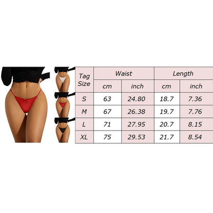 Thongs No Show Women'S Panties Lingeries For Woman Female Underwear Underwear Low Rise T Back Underpants Woman Clothing - MANDOTOS