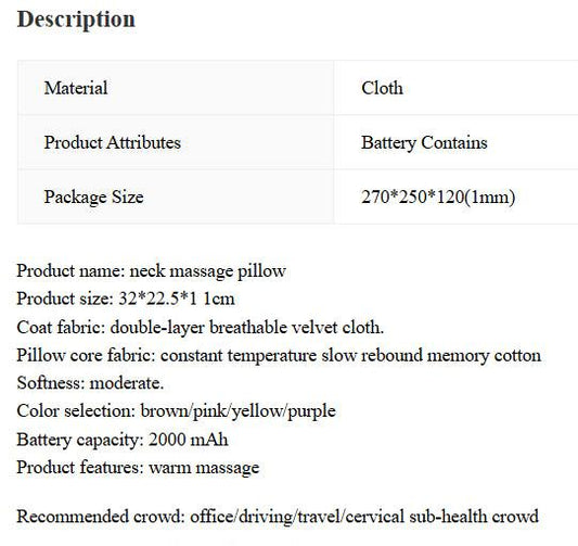 U-Shape All-Purpose Neck Massager - MANDOTOS