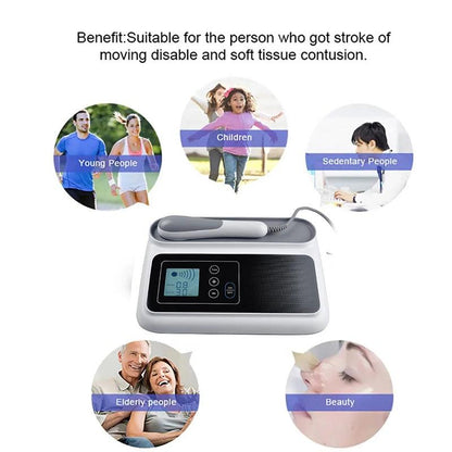 Ultrasonic Therapy Machine For Pain Relief Muscle Joints Massage No Drug Ultrasound 1MHz Physiotherapy Device LCD Screen Display - MANDOTOS