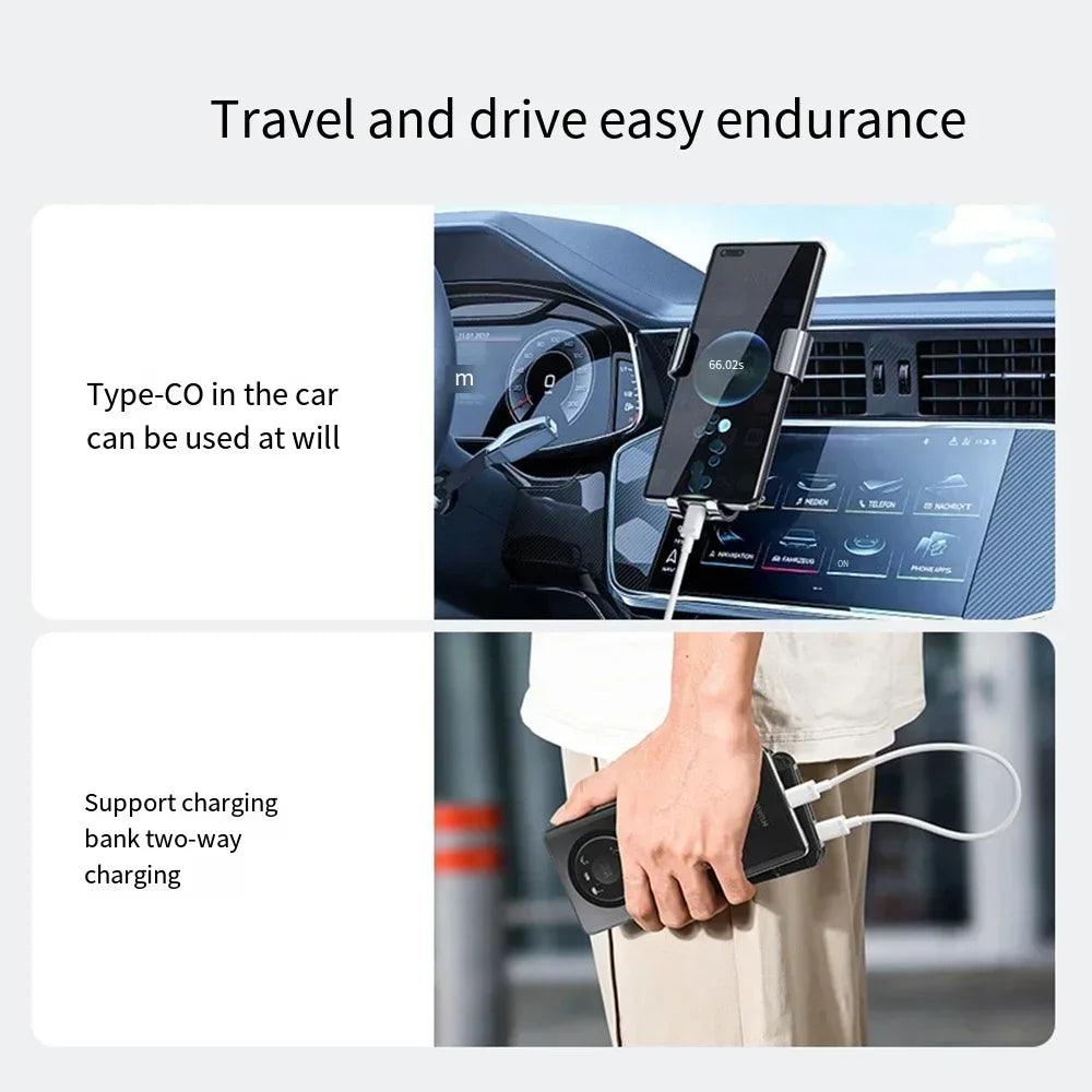 Universal 120W 10A Fast Charger PD Dual USB C To Type C Quick Charging Cable High-speed Data Transfer Wire Cord For Samsung Mi - MANDOTOS