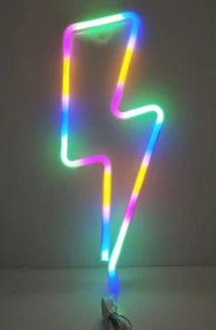 USB/Battery LED Neon Lightning Sign - MANDOTOS
