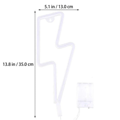 USB/Battery LED Neon Lightning Sign - MANDOTOS