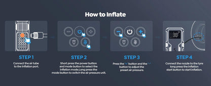 UTRAI 1500A Car Jump Starter Power Bank Portable 150PSI Air Pump Car Battery Emergency Boosters Starting Device Car Starter 2024 - MANDOTOS