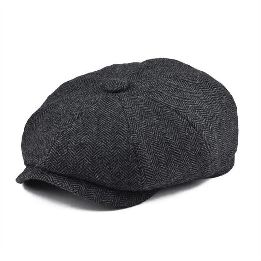 Vintage Peaky Blinder Woolen Cap - MANDOTOS