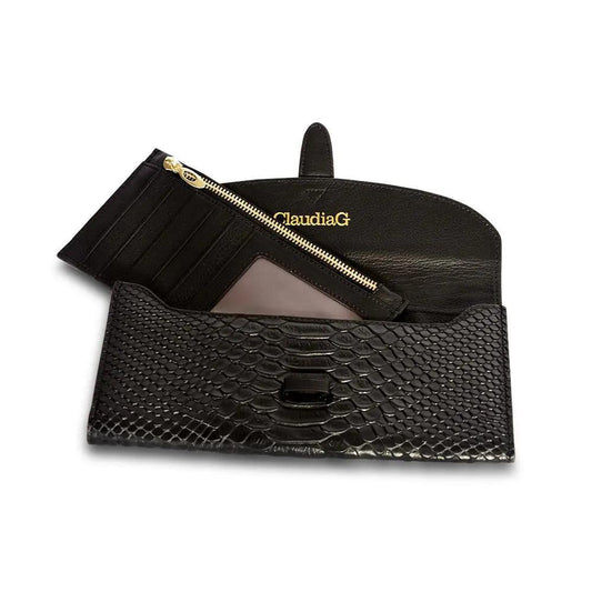 Wealthy Leather Wallet -Black - MANDOTOS