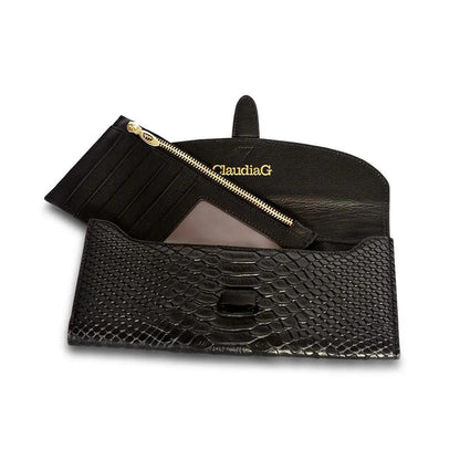 Wealthy Leather Wallet -Black - MANDOTOS