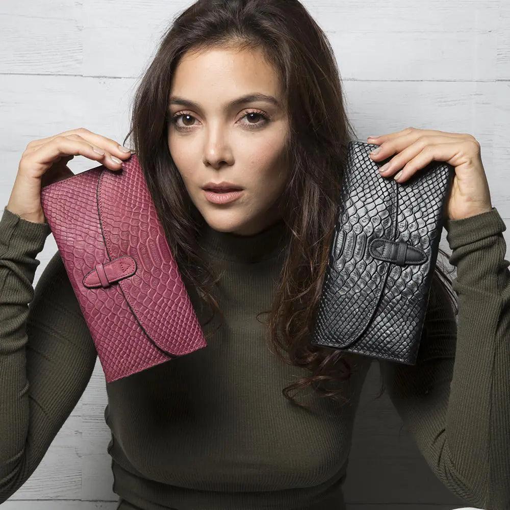 Wealthy Leather Wallet -Black - MANDOTOS