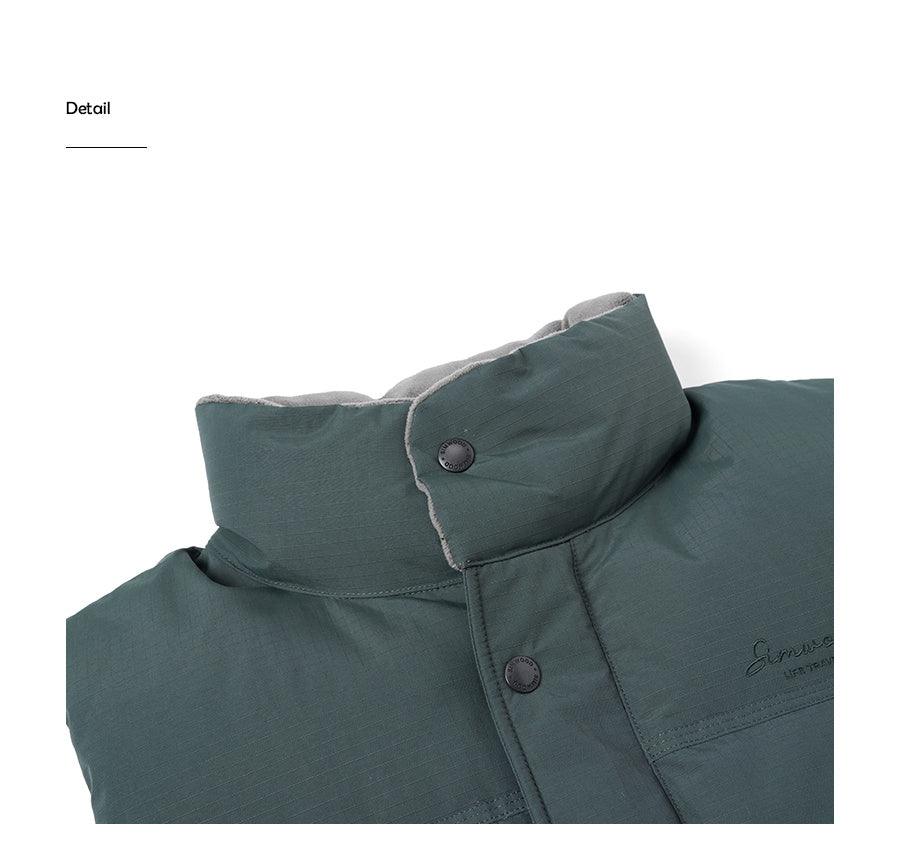 White Duck Down Three-proof Vest Down Jacket Coat For Men - MANDOTOS