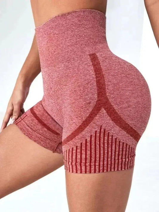 Women Yoga Shorts High Waist Workout Shorts Fitness Yoga Lift Butt Fitness Ladies Yoga Gym Running Short Pants Sportswear - MANDOTOS