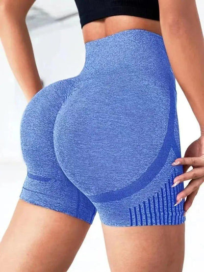 Women Yoga Shorts High Waist Workout Shorts Fitness Yoga Lift Butt Fitness Ladies Yoga Gym Running Short Pants Sportswear - MANDOTOS