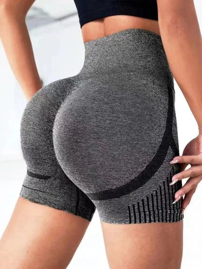 Women Yoga Shorts High Waist Workout Shorts Fitness Yoga Lift Butt Fitness Ladies Yoga Gym Running Short Pants Sportswear - MANDOTOS