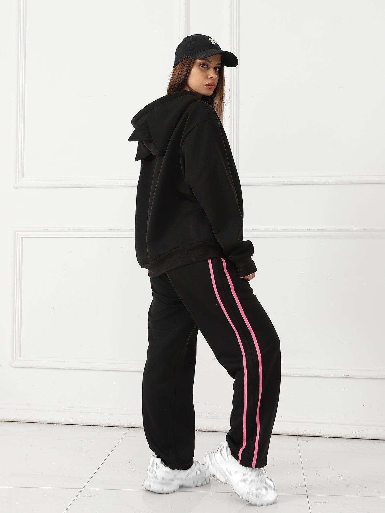 Women's Long Sleeved Hoodie Set - MANDOTOS