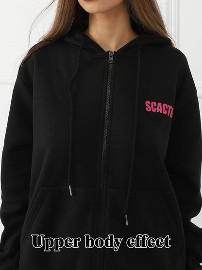 Women's Long Sleeved Hoodie Set - MANDOTOS