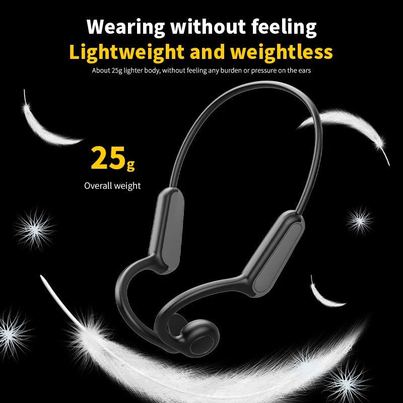 Xiaomi Mijia Bone Conduction Earphones Bluetooth 5.3 Sports Wireless Headphones Ear Hook Waterproof Headset for Running Driving - MANDOTOS