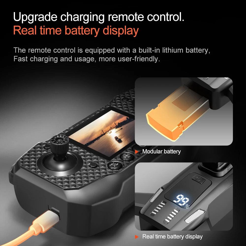 Xiaomi Mijia M6 Drone 8K Professional HD Camera Drones 5G WIFI FPV Video 4k UAV With screen Remote control RC Quadcopter Dron - MANDOTOS