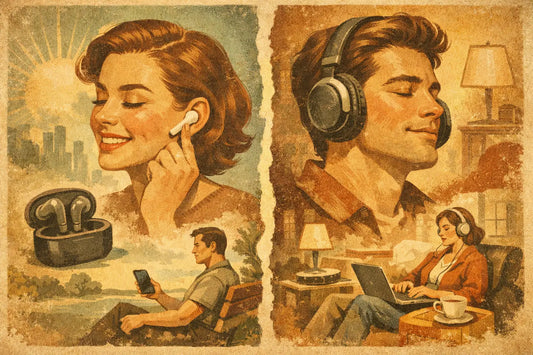 Wireless Earbuds vs Headphones for Everyday Use
