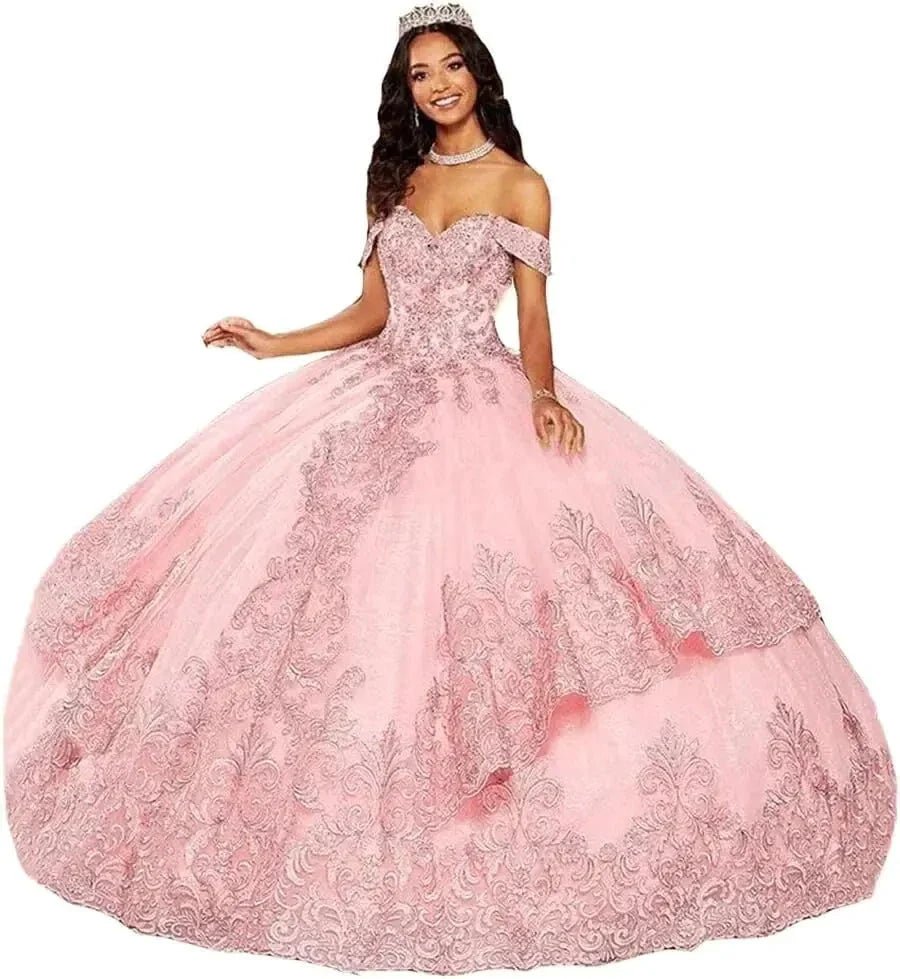 model-wearing-elegant-purple-pink-gown-party-dress