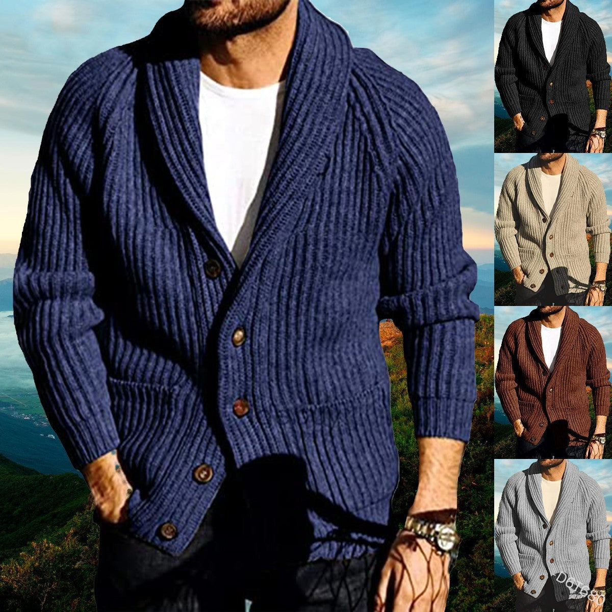 Chic Long Sleeve Knit Cardigan
