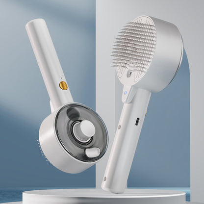 Animal Hair Remover Brush Dog And Cat Steam Brush Pet Self Cleaning Dog Brush Grooming Removes Cat Hairs Cat Dog Accessories Pet Products - MANDOTOS