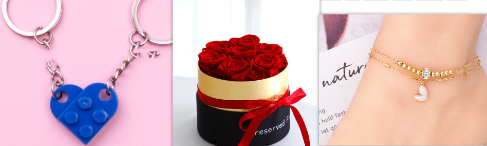 Eternal Roses In Box Preserved Real Rose Flowers With Box Set Valentines Day Gift Romantic Artificial Flowers - MANDOTOS