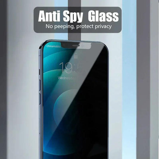 1-2PCS Privacy Screen Protector for iPhone 15 14 13 12 11 16 Pro Max Mini 7 8 Plus Anti-Spy Glass On iPhone SE 2020 2022 X XS XR - MANDOTOS