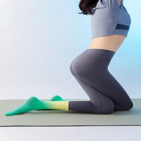 10 Pairs Women Yoga Socks Non-Slip Grips Straps For Added Balance And Stability Ideal For Pilates Pure Barre Ballet Dance Barefoot Workout - MANDOTOS