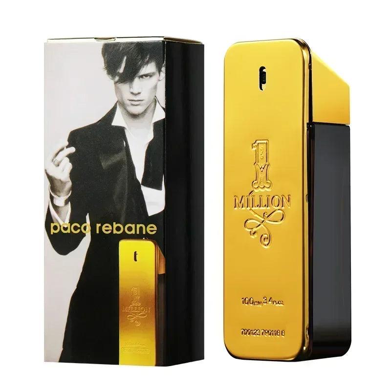 100ml Original Million Gold Hombre Perfume Lasting Strong Masculine Men Taste Strong Spicy Pheromone Cologne Body Spray Cologne - MANDOTOS