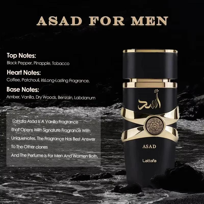 100ML Perfume Has A Long-lasting Fragrance Fresh Light Unique Casual Date Gift Moi Tous Asad Aromatic Scent for Men Women - MANDOTOS