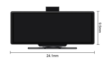 10.26'' Dash Cam 4K Car Mirror Video Player Wireless Carplay Android Auto GPS Car Monitor Multimedia Rearview Camera Dashboard - MANDOTOS