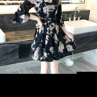 New floral dress women's summer dress summer 2019 new women's fashion student Korean style slimming fashion fashion