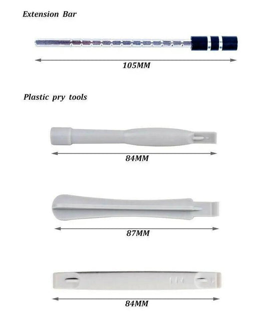 117-Piece Magnetic Screwdriver Kit for iPhone & MacBook - MANDOTOS