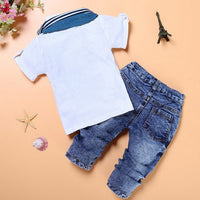 Baby boys clothing set by Ancient Energy, including a cute and comfortable baby clothes suit for infants.