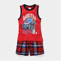 Children's boys' summer suit from Ancient Energy, featuring lightweight fabric and stylish design for kids' warm-weather wear.