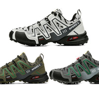 Ancient Energy men's hiking shoes with non-slip soles, durable sports footwear, safety toe design, suitable for climbing and trekking.