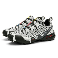 Ancient Energy men's hiking shoes with non-slip soles, safety toe, durable trekking design, suitable for climbing and outdoor activities.