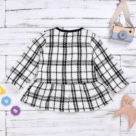 Ancient Energy children's long-sleeved two-piece dress and wind suit set, featuring a soft, comfortable fabric for babies and small children.