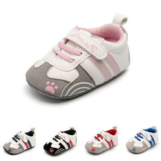 Ancient Energy baby toddler shoes in colorful treasure design, soft fabric with playful patterns for little feet.