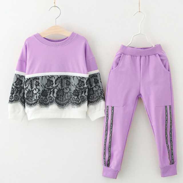Kids' autumn clothes set by Ancient Energy featuring pants and shirt costume for Irls costume dress-up.