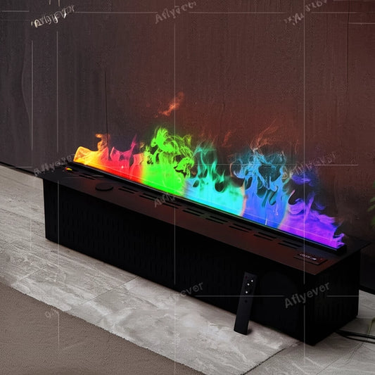 Smart Steam LED Flame Electric Fireplace & Humidifier - MANDOTOS