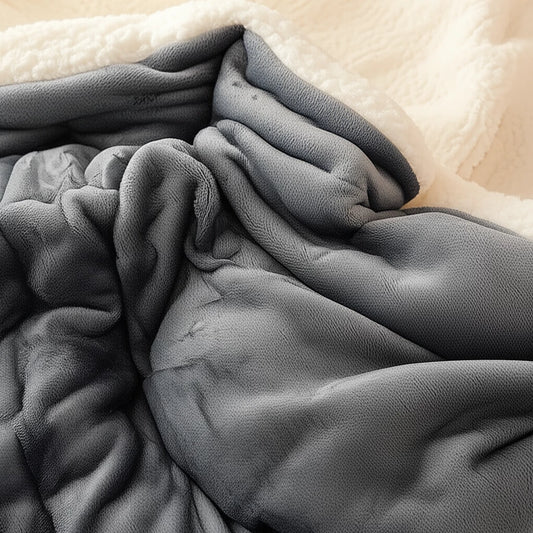 Cozy Luxe Wool Throw Blanket - Dual-Sided Warmth for Winter - MANDOTOS