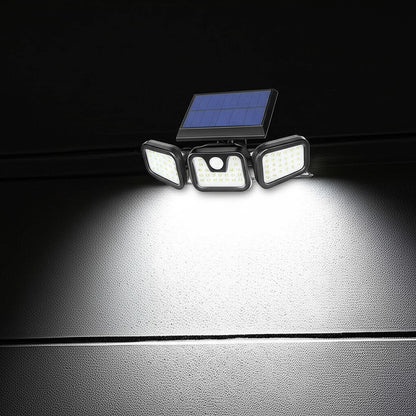 Solar Outdoor Motion Sensor Light - 3000LM Super Bright Security Flood Light - MANDOTOS