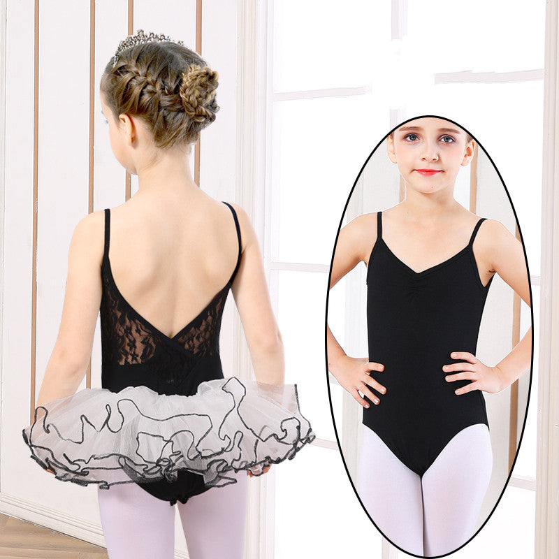 Children's girls' dance practice clothes by Ancient Energy, featuring comfortable stretch fabric and colorful dancewear for young dancers.