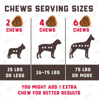 180 Cranberry UT Health Dog Chews - MANDOTOS