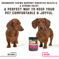 180 Cranberry UT Health Dog Chews - MANDOTOS