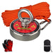 180KG 300KG 500KG Fishing Magnet Label Design Salvage Magnet World Large Neodymium N52 Magnets Search 10M Rope - MANDOTOS