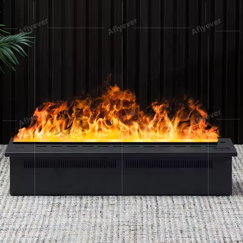 Eco-Friendly Water Vapor Fireplace with Simulated Flames - MANDOTOS
